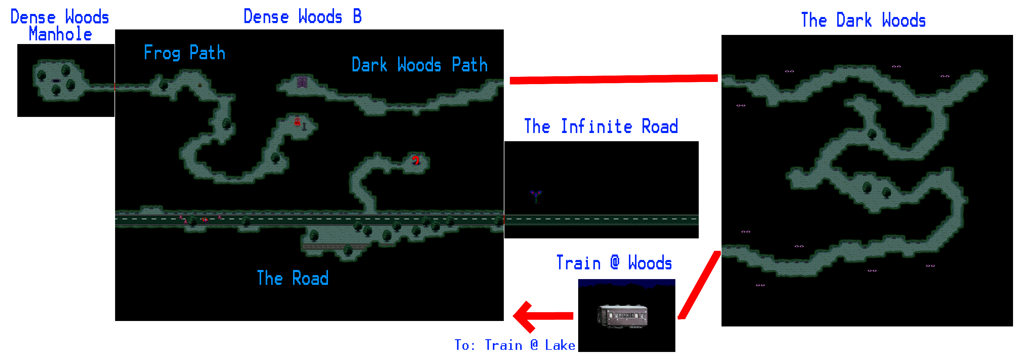 Dense Woods B | Yume Nikki Index | Yume Wiki