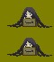 An unused sprite featuring Hakoko in an Amazon box, as seen in her spritesheet.