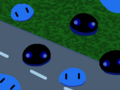 A few Shadow Slimes seen in Wallpaper #515.