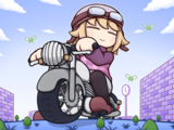 #286 - "To the Dream's End", by 夢赤狐 - Enter Garden World with the Bike.