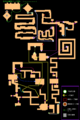 A map in Japanese of the old version of the Amethyst Caves