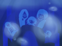 #107 - When using the Glasses effect near the puppet theatre on the Ocean Floor