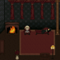 A shadow lady that appears randomly when you enter the fainting room.