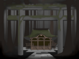 #137 - "Shrine", by getabaki - When you enter the Shinto Shrine for the first time.