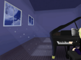 #559 - "月明かりの演奏会", by ルームミア - Enter the piano room in Moonlit Street for the first time.