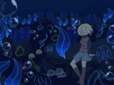#787 - "UNDER-NEON", by しじま - Enter the Ocean Subsurface for the first time.