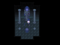 A statue within the teleport maze.
