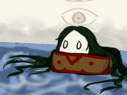 #115 - "I Will Not Come Back, Box Child" - When using the Bug or Fairy effect to make Hakoko pop her head out