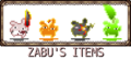 Zabu's Items