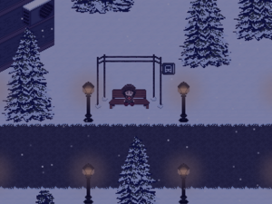 Collective Unconscious - Snowy World - Bus Stop.png