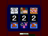 The slot machine minigame