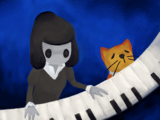 #53 - "Musician & Cat", by 月狗使-Tsukushi- - After meeting Elvis Masada.