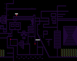 Purple Neon Maze