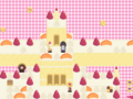 The top of the Dessert World castle.